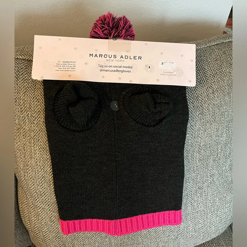Matching Set Dog Sweater & Matching Beanie For You! NWT